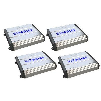 Hifonics Zeus 1200-Watt Max Class D Monoblock Car Audio Amplifier (4 Pack)