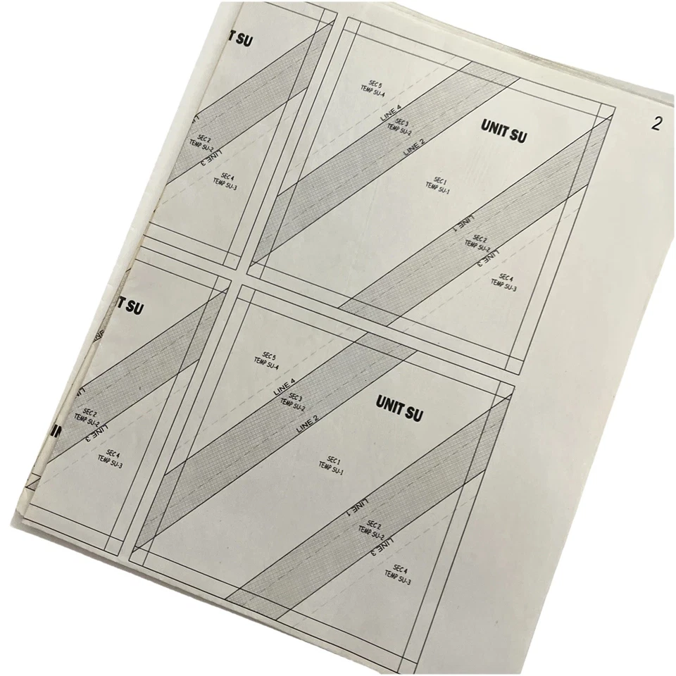 Vortex Applique Pattern Timeless Treasure Foundation Tracing Paper Quilt 46x54 - Image 2 of 2