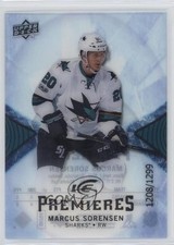 2017-18 Upper Deck Ice Ice Premieres 1208/1299 Marcus Sorensen #117 19n6