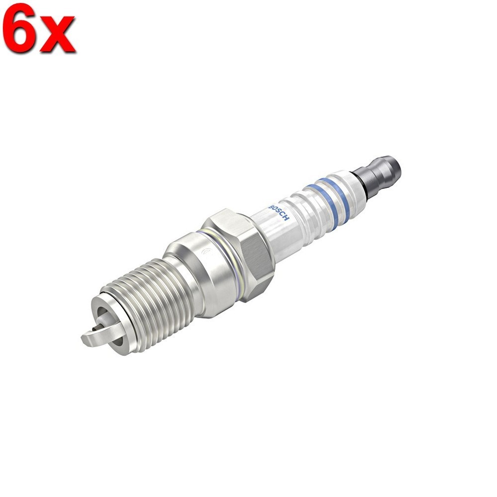 BOSCH 6x Spark Plugs For FORD Escort 81 IV PROTON Exora Gen 2 85-16 0242235951