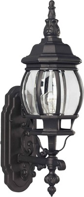Forte Lighting 1701-01 Outdoor Wall Sconce - Black