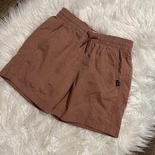 Abercrombie Kids Boys Swim Trunks Size 7/8 Brown Board Shorts Mesh Liner