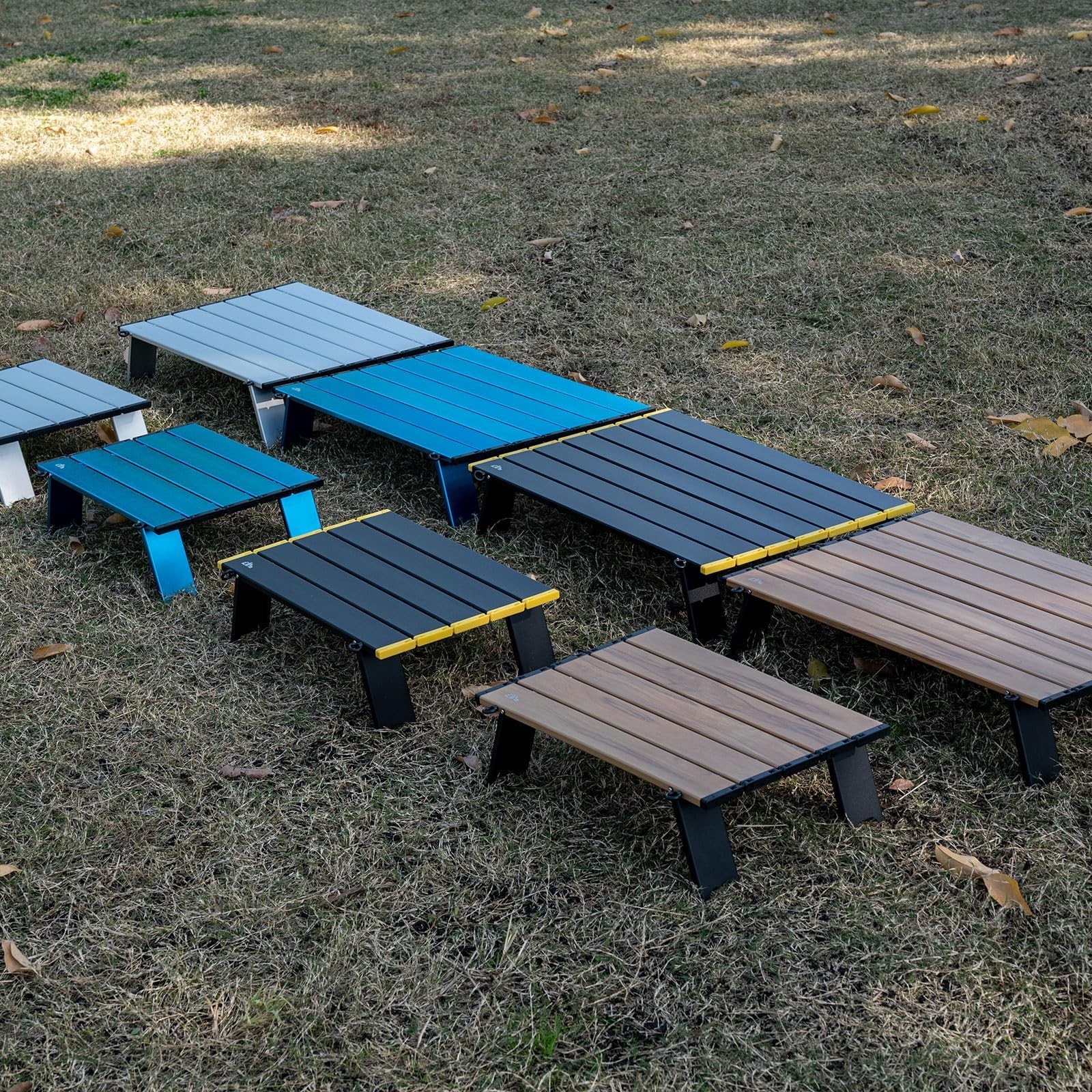 iClimb Ultralight Compact Mini Beach Picnic Folding Alu. Table with Carry Bag...