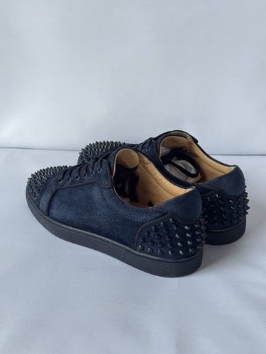 Zapatillas Christian Louboutin Louis Junior Spikes Azul Marino | Reino Unido 8 - Imagen 8 de 14
