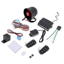 Universal 12V Auto Car Alarm Keyless Entry System with Remote Control Siren