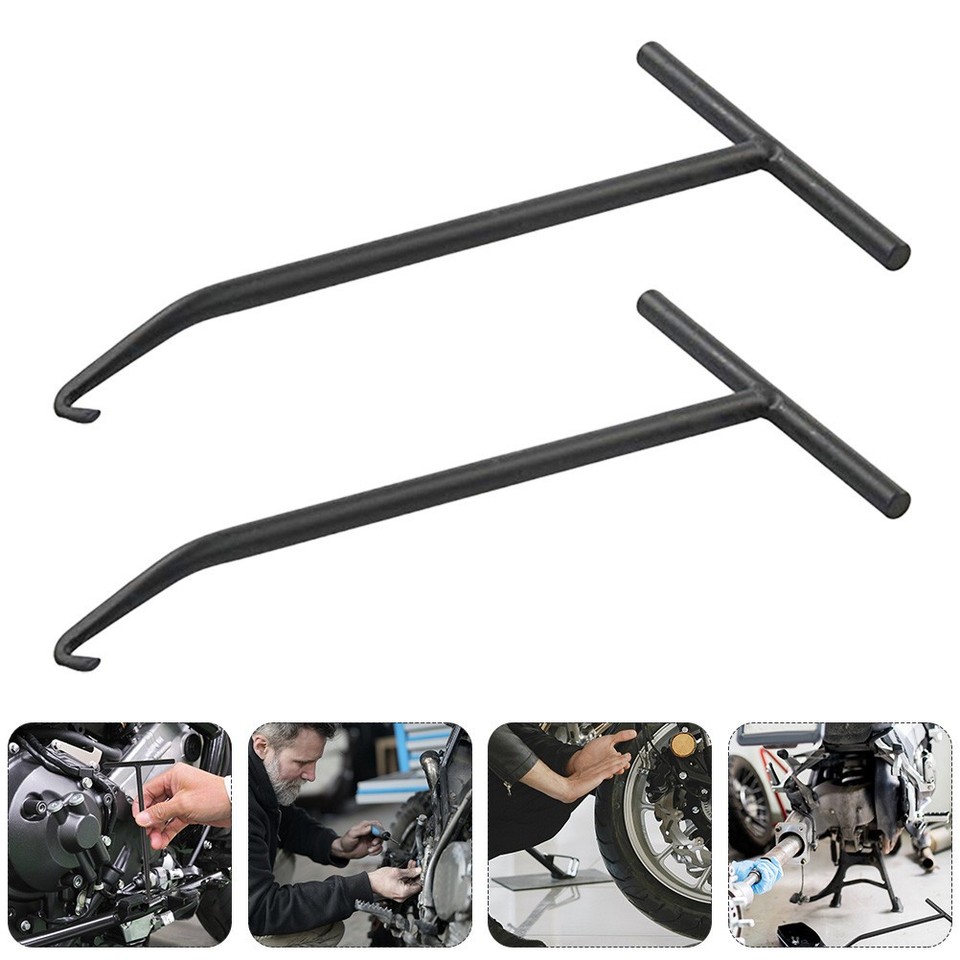 2pcs Motorcycle Exhaust Spring Hook T-Hook Hand Tool Practical Puller ...