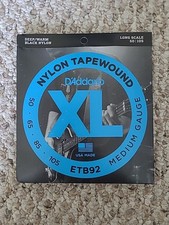 DAddario ETB92 Black Nylon Tapewound Short Sc...