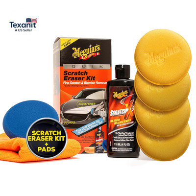 Quik Scratch Eraser Kit + Supreme Shine Applicator Pads
