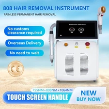 2-in-1 ice titanium diode laser hair removal, picosecond melanin removal