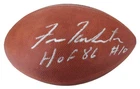 Fran Tarkenton HOF Signed/Inscr Wilson NFL Leather Football Vikings JSA 204870