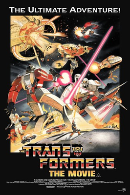 #ad Matt Ferguson Transformers The Movie Screen Print Variant 24quot; x 36quot; Limited X 75 $219.97