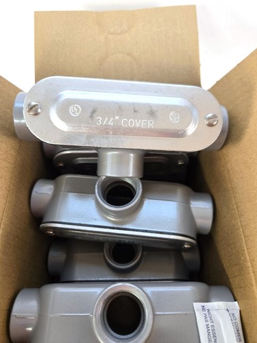10er Box EATON T25-CGN 3/4" T Leerrohrkörper mit Deckel Neopren Dichtung - Bild 3 von 4