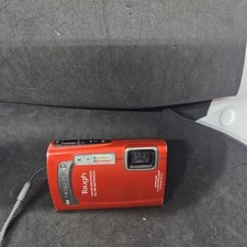 Olympus Tough TG-320 14MP Digital Camera Red TESTED - No Charger 2
