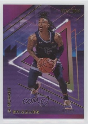 2020-21 Panini Recon Holo Purple 9/49 Ja Morant #4 10gr