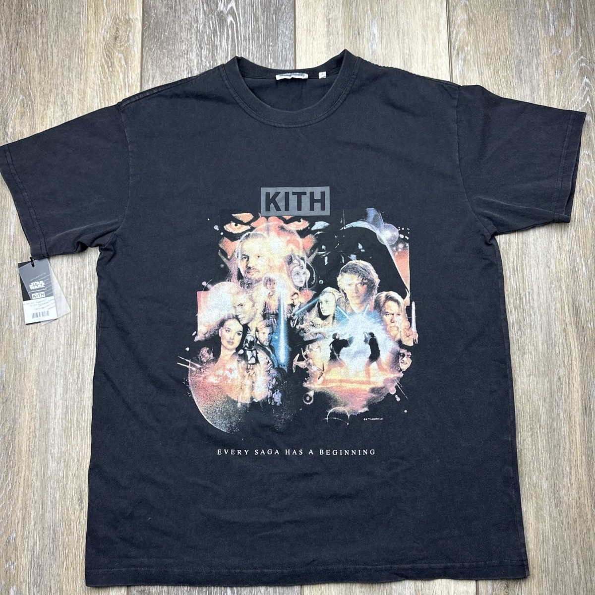 Kith Vintage Wash Star Wars Beginning Tee Size XL New