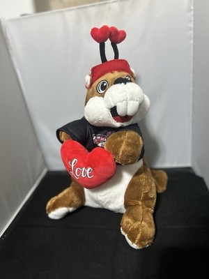 Bucee's Valentine Beaver Plush  Love is in the Air  Bucees 12  JZ38