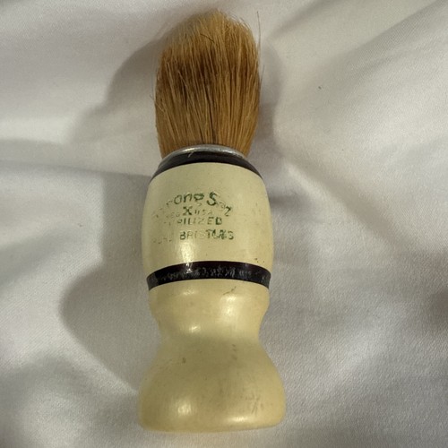 1920-30’s Strong Set Shaving Brush Badger Hair Wood Handle