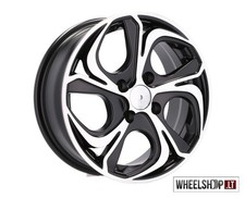 Jeu de jantes alu R14 4x100 4x 14 pouces 5.5j jantes noir Nissan Renault