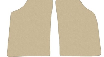 Vorne Fußmatten für Toyota 4Runner III Doppelkabine 1995-2002, Beige Velour