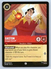 Lorcana Gaston - Arrogant Showoff Reign of Jafar 8 C 129/204 NM