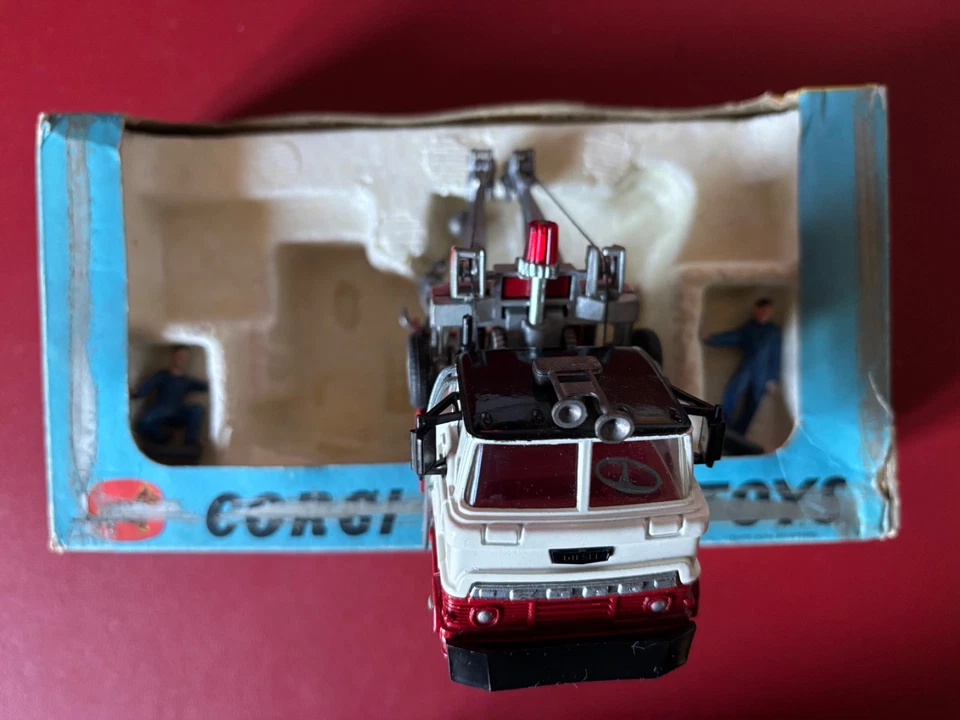 CORGI MAJOR TOYS HOLMES WRECKER 1142 +BOX ORIGINALE CARRO RECUPERO CAMION - Immagine 2 di 4