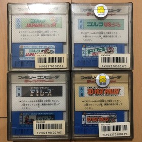 Famicom Disk System Grand Prix F1 Race, etc W/box  80's Japanese Retro games 