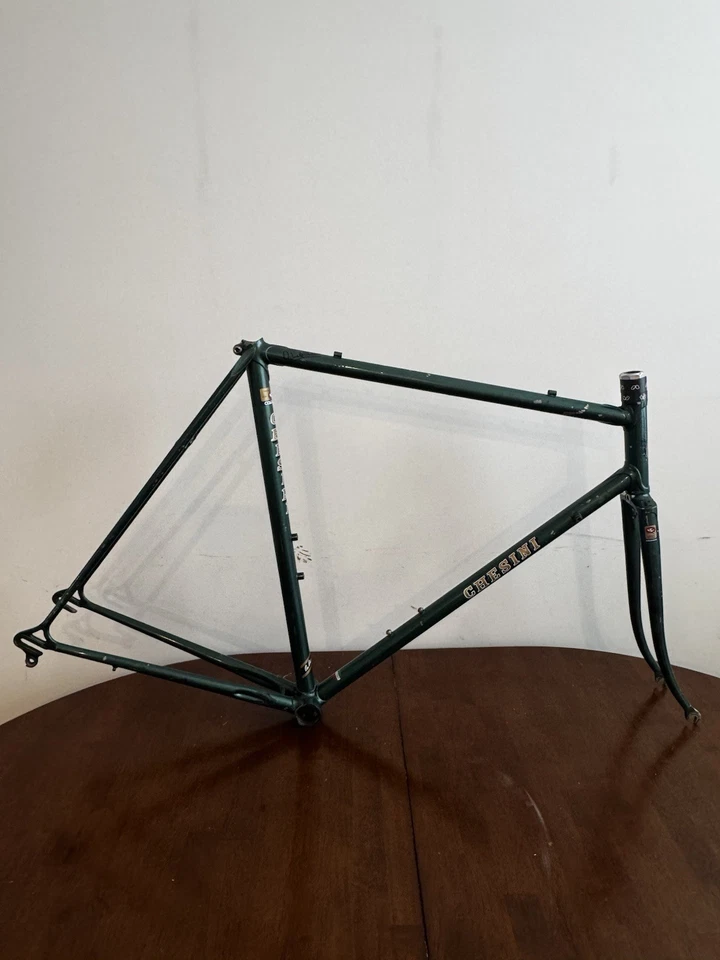 Quadro de Bicicleta de Estrada Vintage Chesini – 56 cm – Tubo Columbus – Feito na Itália - Imagem 2 de 4