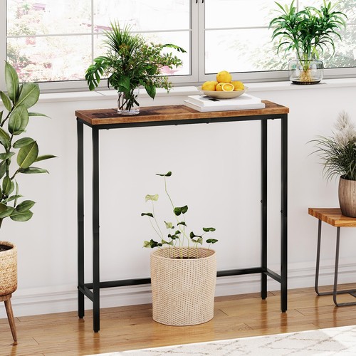 Narrow Console Table, 29.5" Small Entryway Table, Thin Sofa Table, Side Table... - Picture 9 of 9