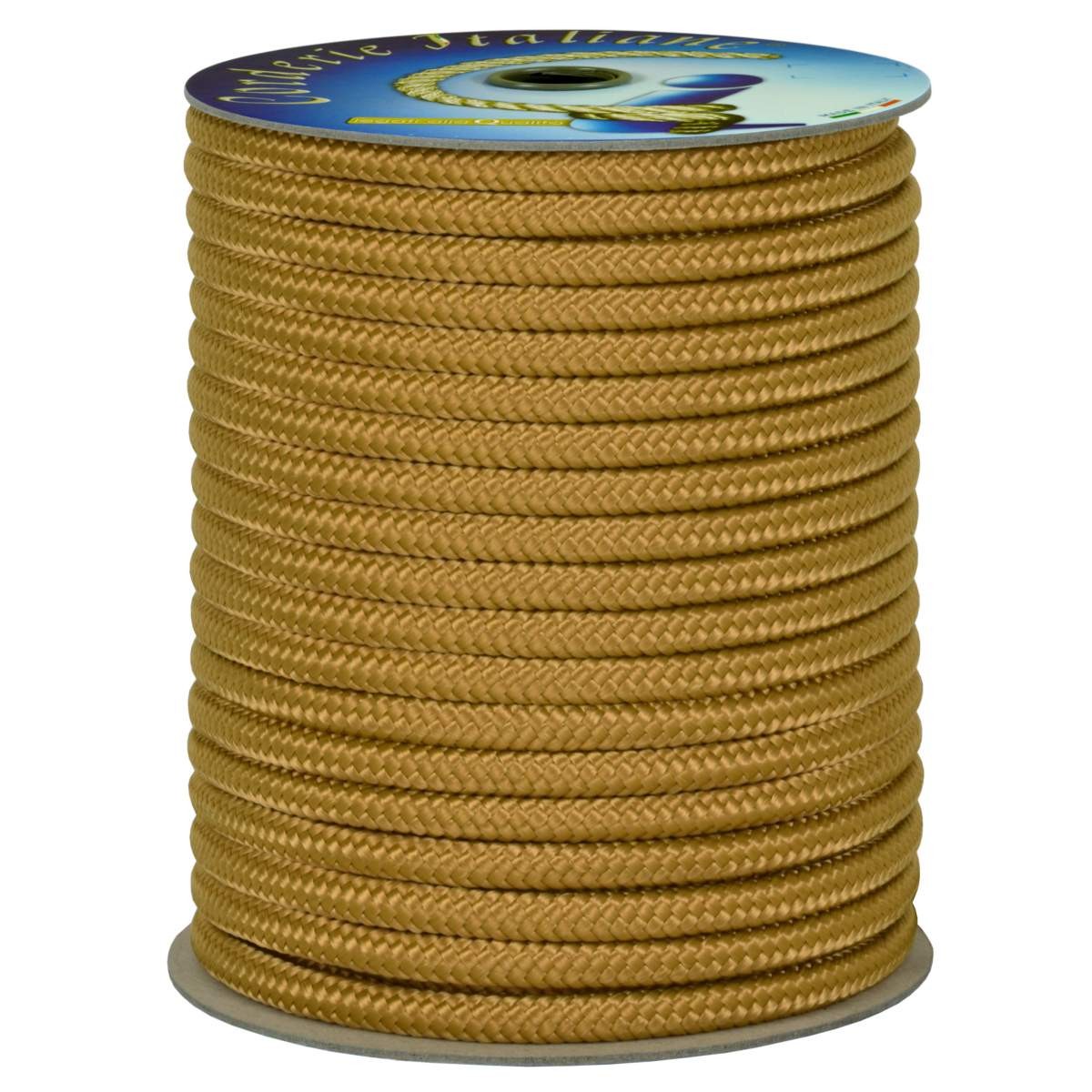 Corda Polipropilene 8 mm Nocciola 50 mt | Galleggiante Alta Tenacità