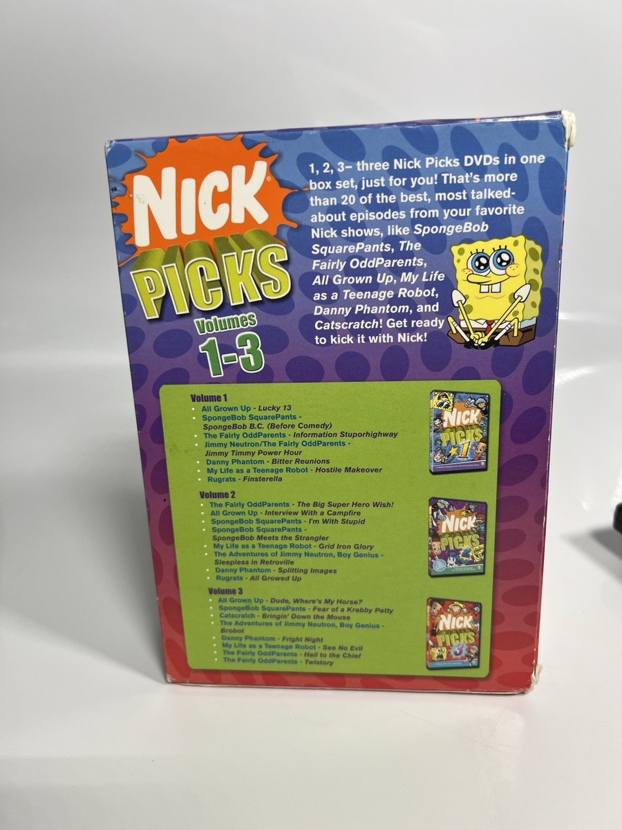 Nick Picks Collection Volumes 1-3 (DVD, 2007, 3-Disc Set) for sale
