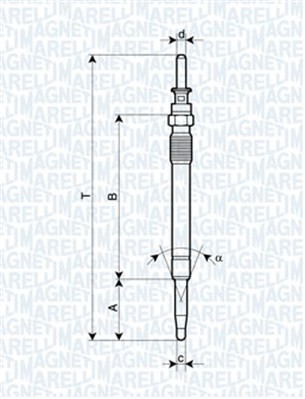 Fits MAGNETI MARELLI 062900078304 GLOW PLUG MM BMW 7 740 d (07-'05)  ⭐UK Stock⭐