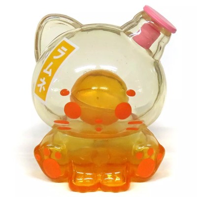 Ramune Marmor Katze Orange Mini Figur Kapsel Spielzeug