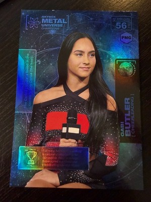GABI BUTLER 2021 SKYBOX METAL UNIVERSE #56 PRECIOUS GEMS PMG BLUE RC #'D 05/25