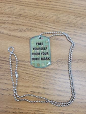 My Little Pony Dog Tag -free Yourself From Your Cutie Mark