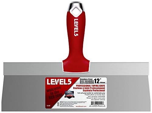 Drywall Finishing Hand Tool Kit | 5, 6 Inch Joint Knives, 10, 12 Inch Taping ... - Picture 5 of 7