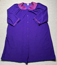 Vintage Intimate Options Nightgown Sleep Robe Bohemian Purple Size 2XL-3XL