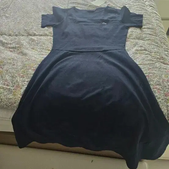 Lacoste Navy Short Sleeve Dress Women