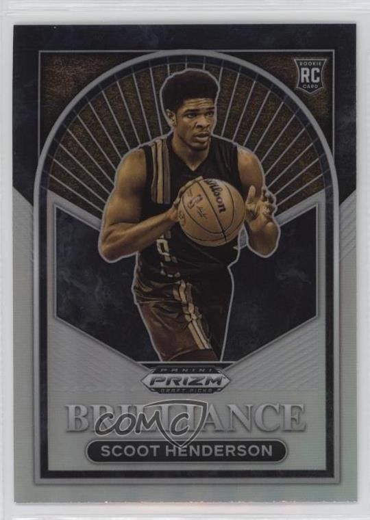 2023-24 Panini Prizm Draft Picks Brilliance Silver Prizm Scoot Henderson #3 1u6