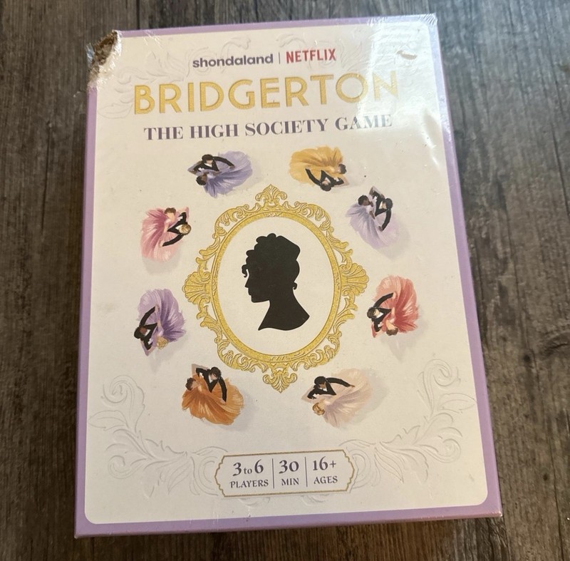 Netflix Bridgerton: The High Society Game Board Game 3-6 Players 16+ Years