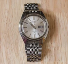 Vintage SEIKO 7006 8007 Stainless Steel Automatic Mens Watch Ticking AS IS