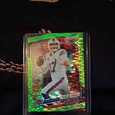 2025 Prizm Football Josh Allen Green Pulsar # 167