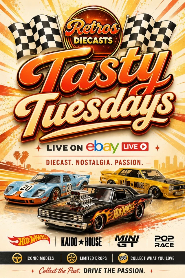 🔥 Tasty Tuesdays with Retros | Diecasts Galore! 🚗💨