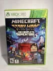 Minecraft Story Mode: The Complete Adventure Xbox 360 Tested & Works Free Ship!
