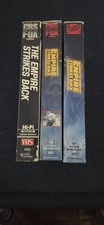 Star Wars The Empire Strikes Back. VHS Lot Of 3. 1984, 1990, 1992 CBS FOX