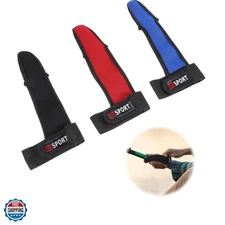 3-Pack Single-Finger Fishing Gloves, Anti-Slip, Adults, Unisex, Red, Blue, Black