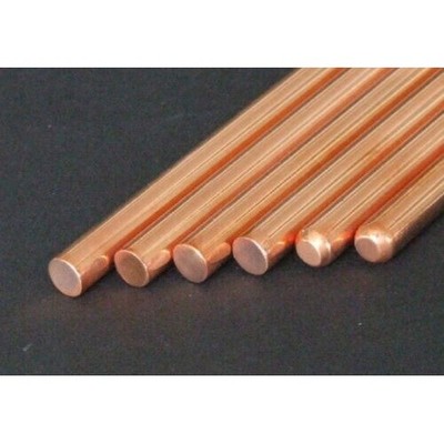 5pcs 99.9%   Rod Round Bar Red Metal Dia 4mm Length 100mm P218C YL *hh
