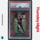 2020 PANINI SELECT #246 JOE BURROW RED PRIZM CLUB LEVEL RC ROOKIE /49 PSA 9