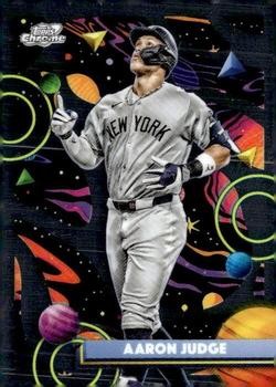 Aaron Judge 2025 Topps Chrome Cosmic #185 New York Yankees