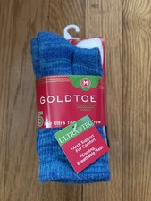 NWT Girls 5 Pack Gold Toe Ultra Tec Sport Crew Socks - Size Medium 9-1.5