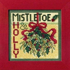 MILL HILL Buttons Beads Kit Counted Cross Stitch MISTLETOE MH14-9304 Christmas